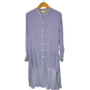 Roller Rabbit Hi‎ Low button front Tunic/Duster Size S